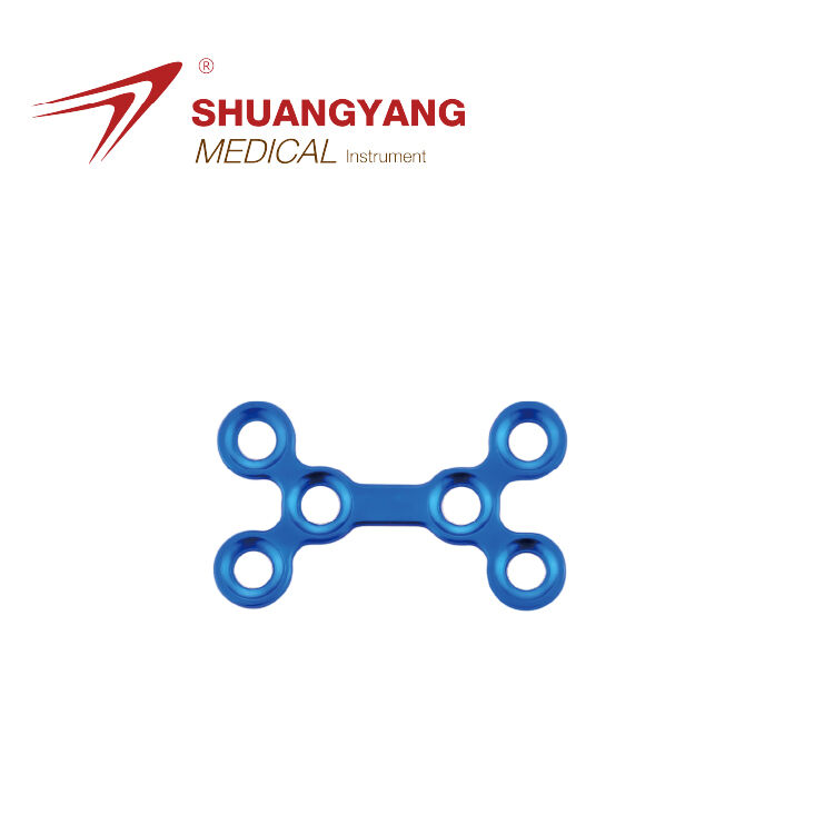 2.0mm locking maxillofacial Set Double Y-plate Titanium Maxillofacial mini plate