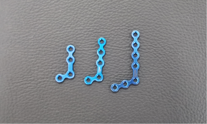 20mm maxillofacial set 110 l plate titanium maxillofacial mini plate-3