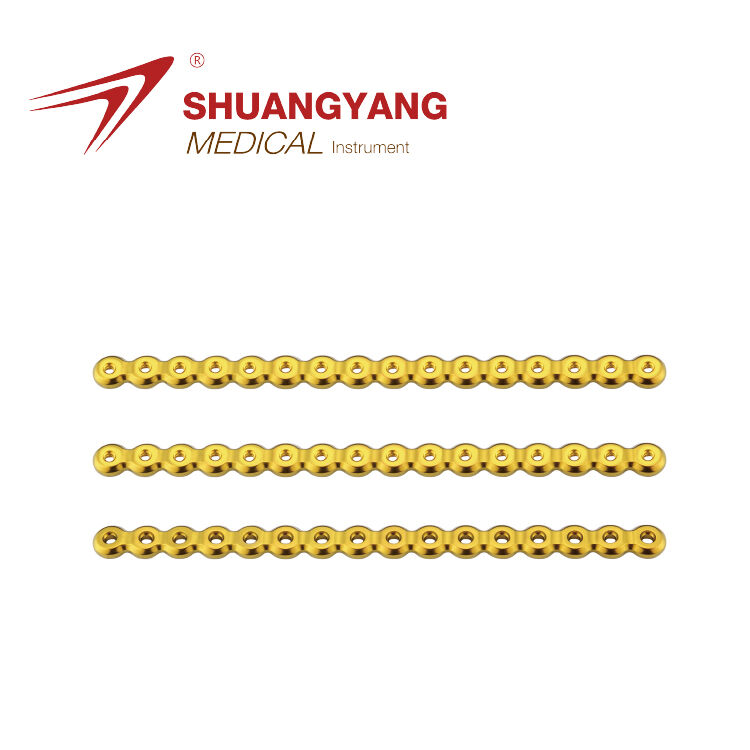 2.4 mm Maxillofacial Reconstruction Straight plate Titanium Maxillofacial