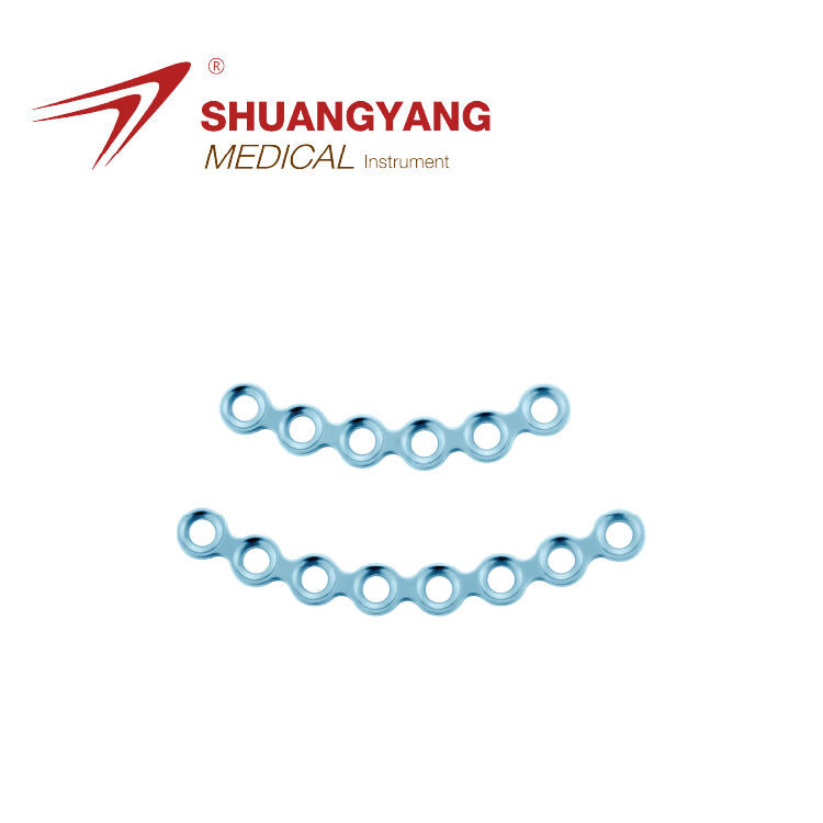 Arc-plate Titanium locking Maxillofacial mini plate