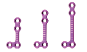 06mm thickness orthognathic series l plate titanium maxillofacial plate4 holes-3