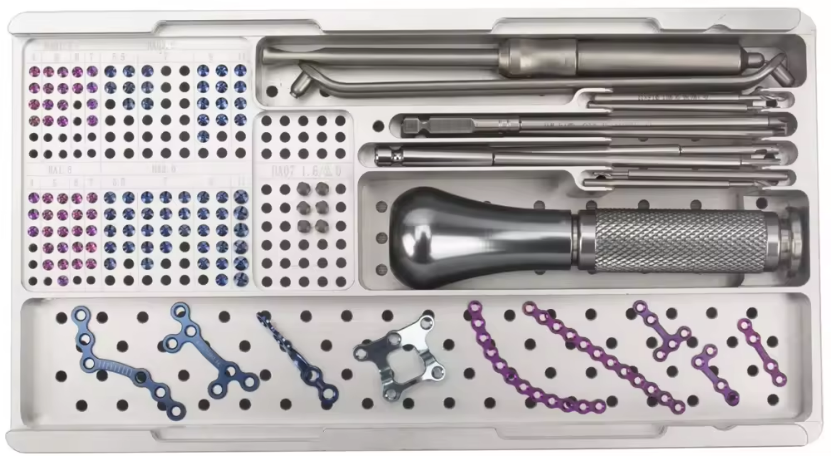 06mm thickness orthognathic series anatomical l plate titanium maxillofacial plate6 holes-7