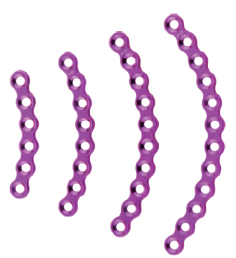 15mm maxillofacial arc plate titanium maxillofacial micro plate-4