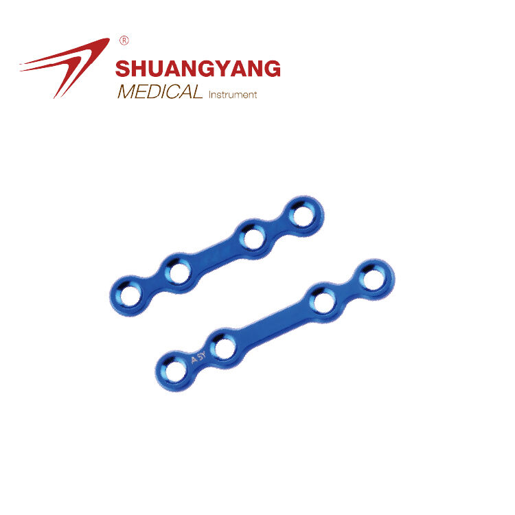 2.0mm maxillofacial Set Straight bridge Plate Titanium Maxillofacial mini plate