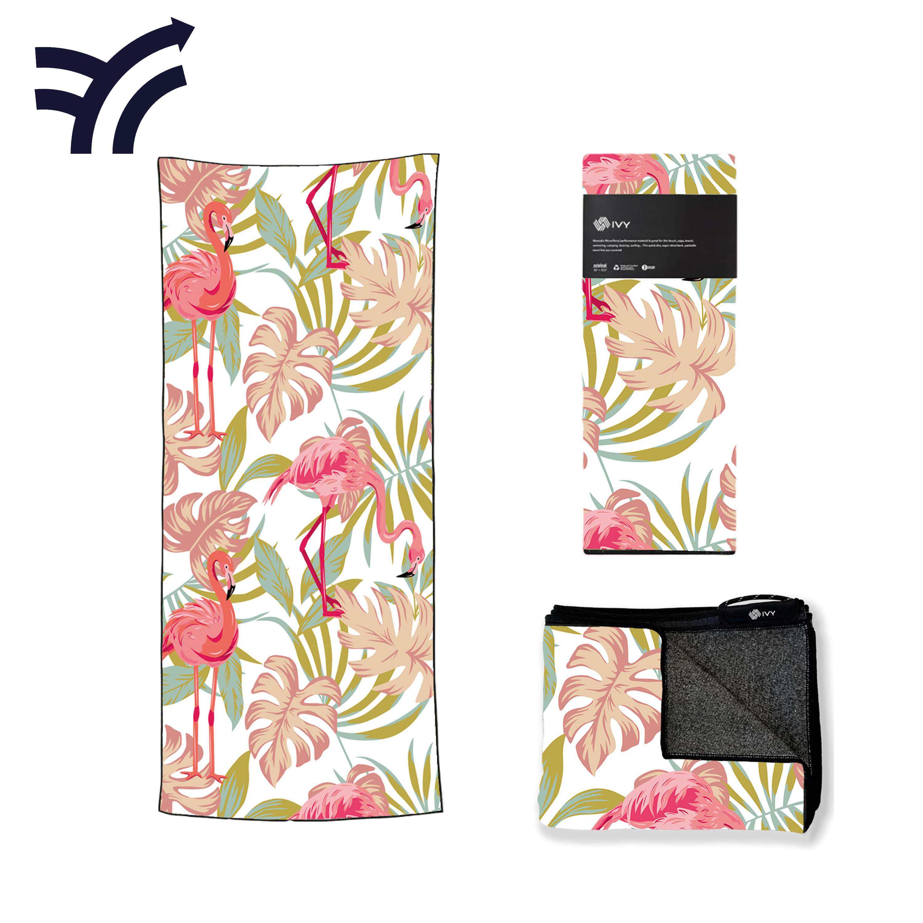 Промоционална плажна кърпа от микрофибри