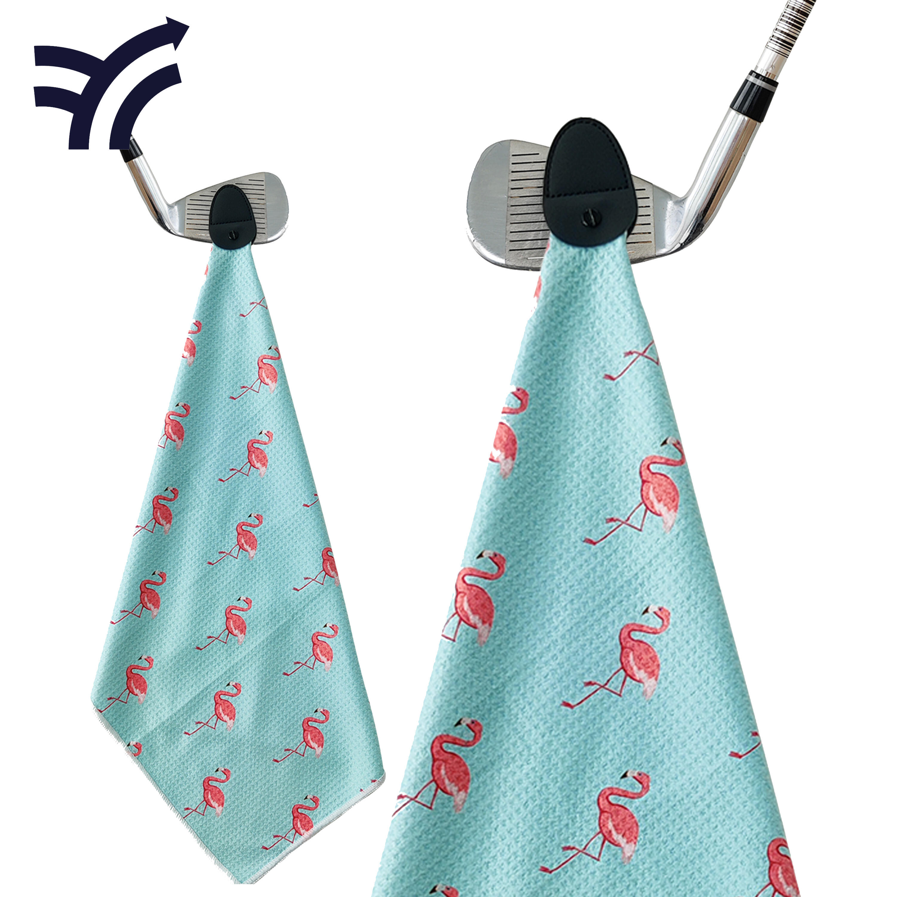 serviette de golf par sublimation