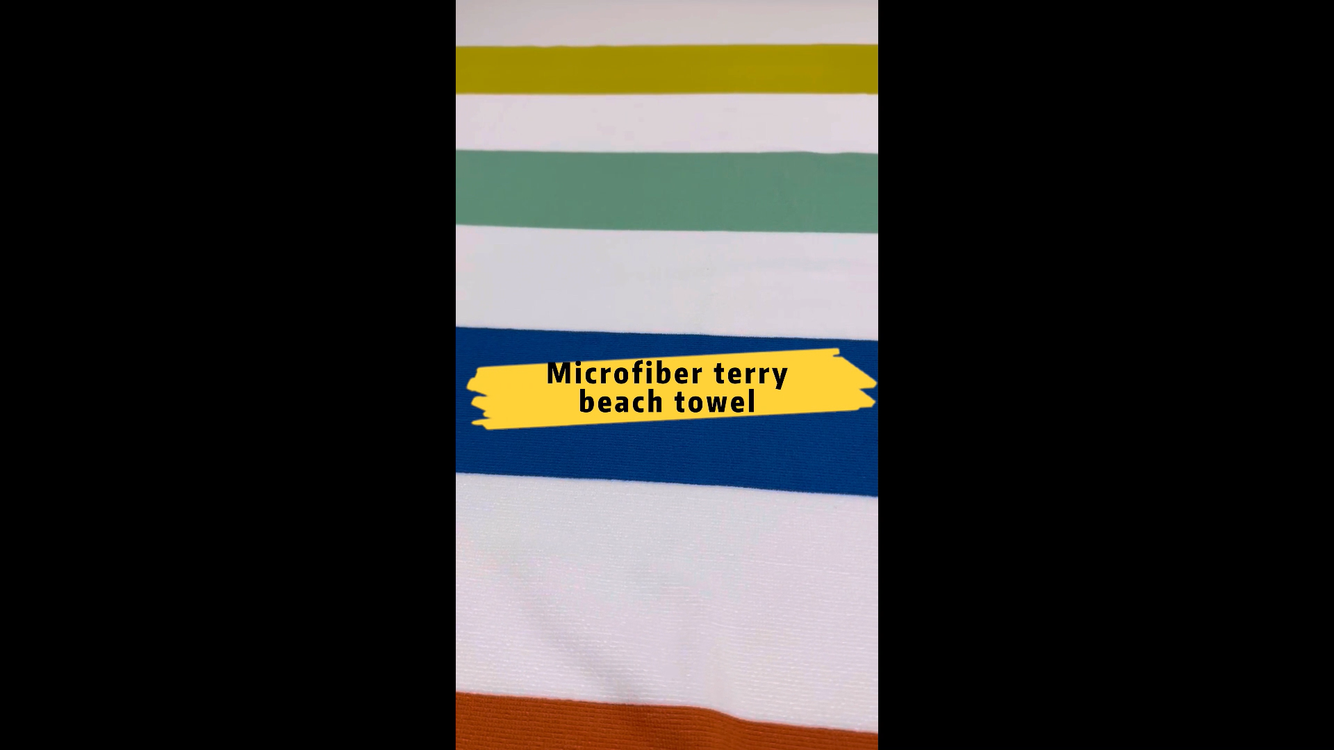 Terry transfer beach towel