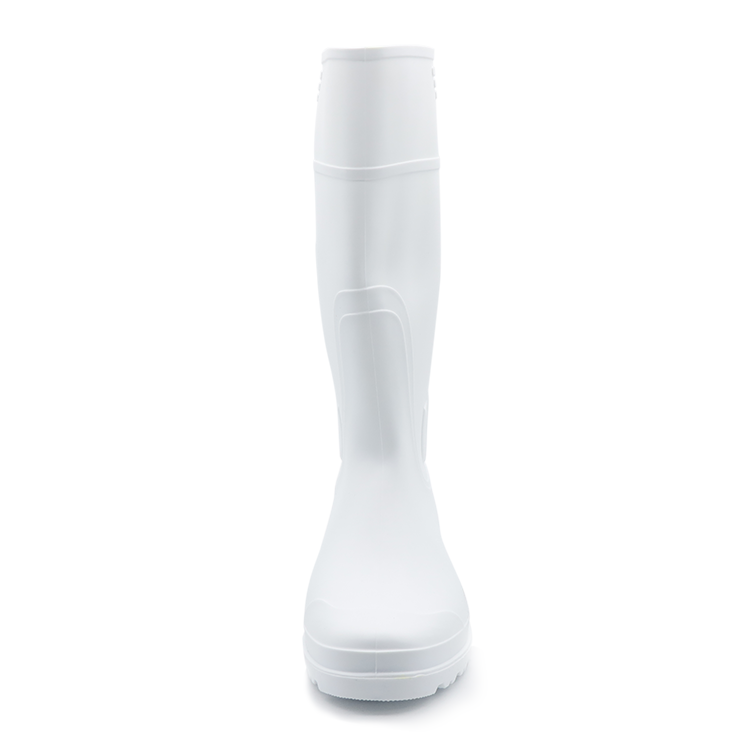 pvc rain boots white-16