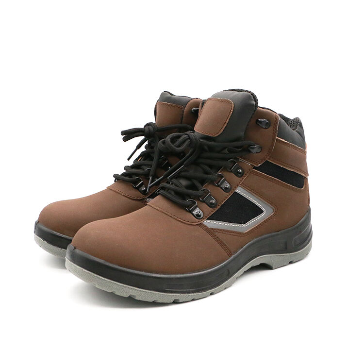 EZ590 - Middle Cut Split leather Labour Shoes