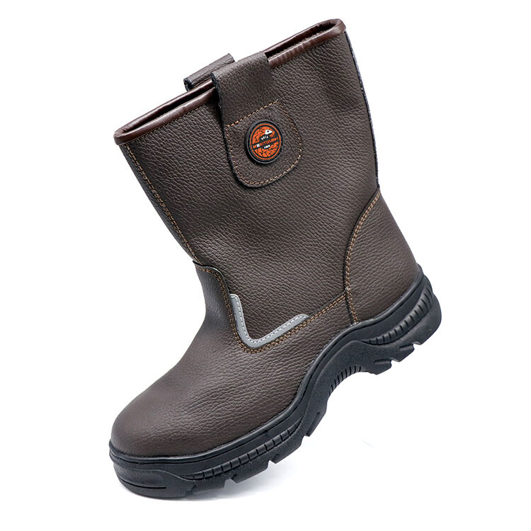 high cut 25cm steel toe boots-3
