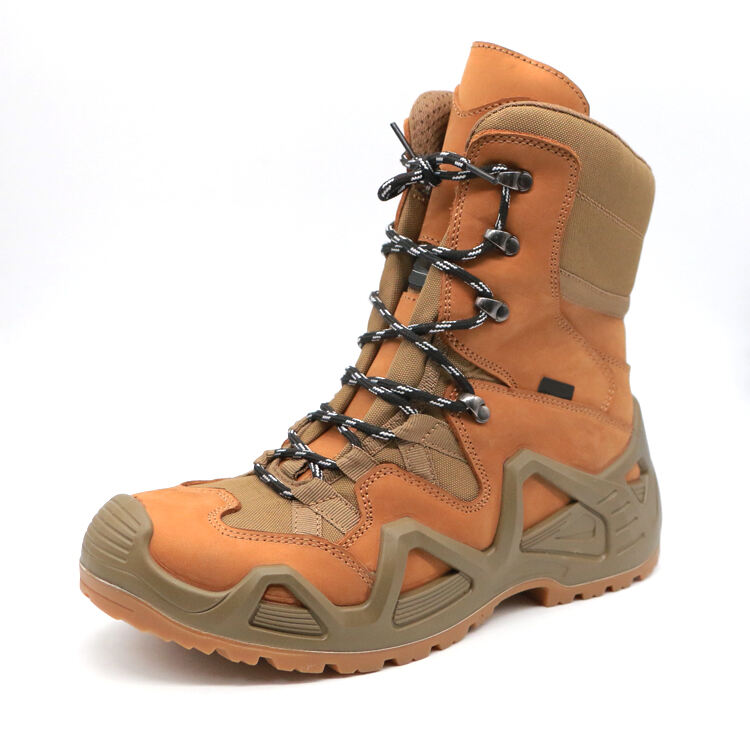 EG127H-PR br Waterproof Leather Comfortable Safety Boots		