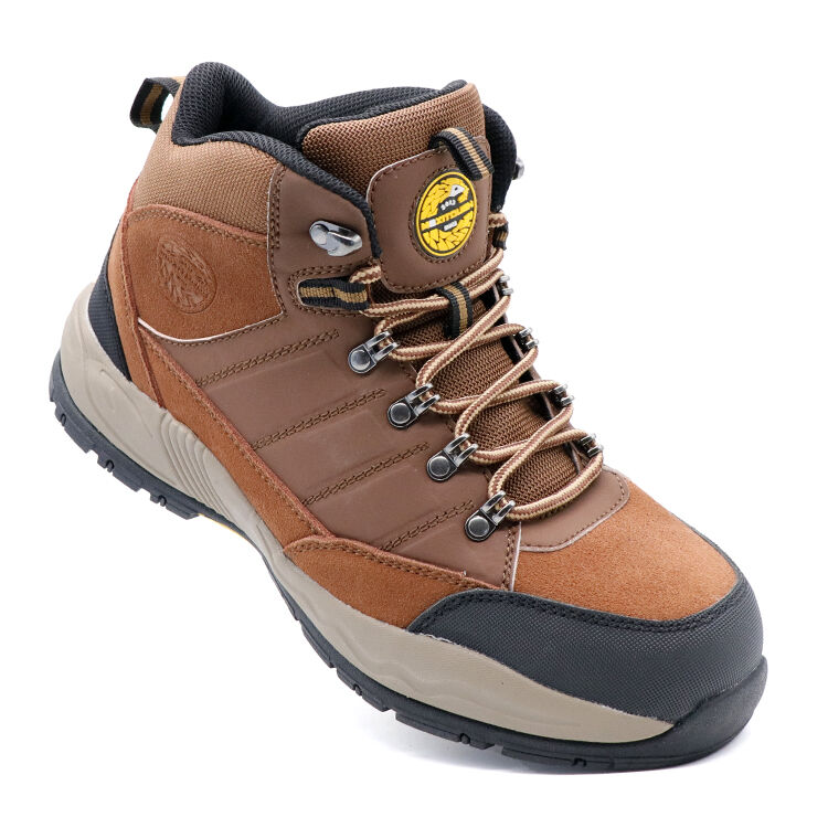 waterproof suede leather safety shoes for men-4
