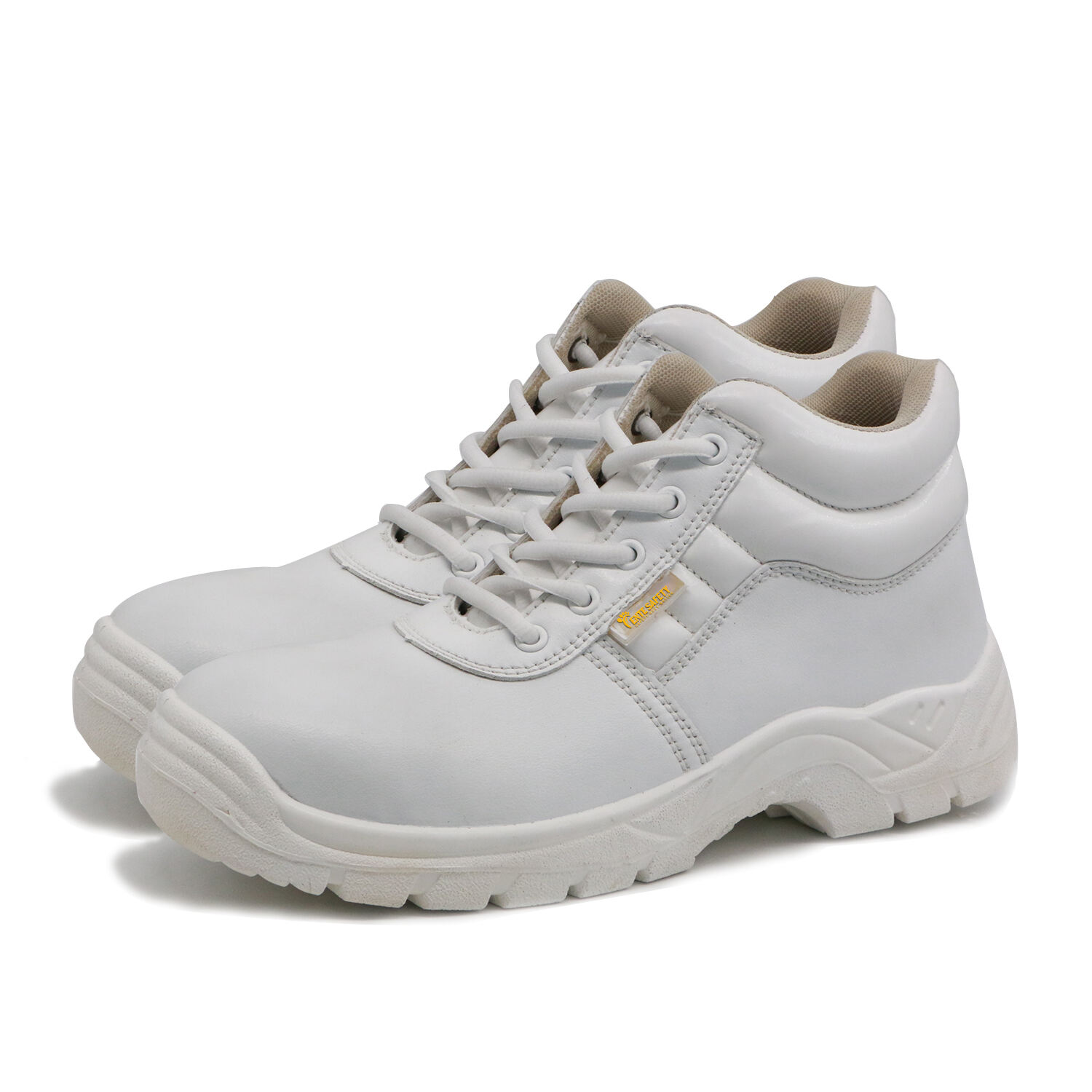 EG583 - Lace-up White Safety Shoes