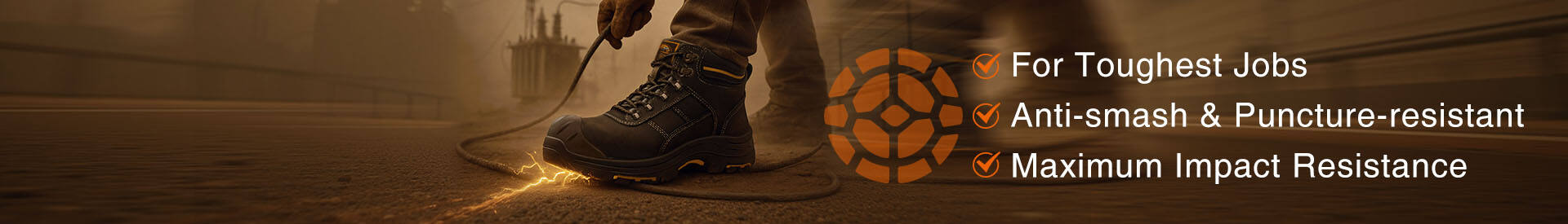 em106 prbrsteel toe nubuck non slip boots sbp-0