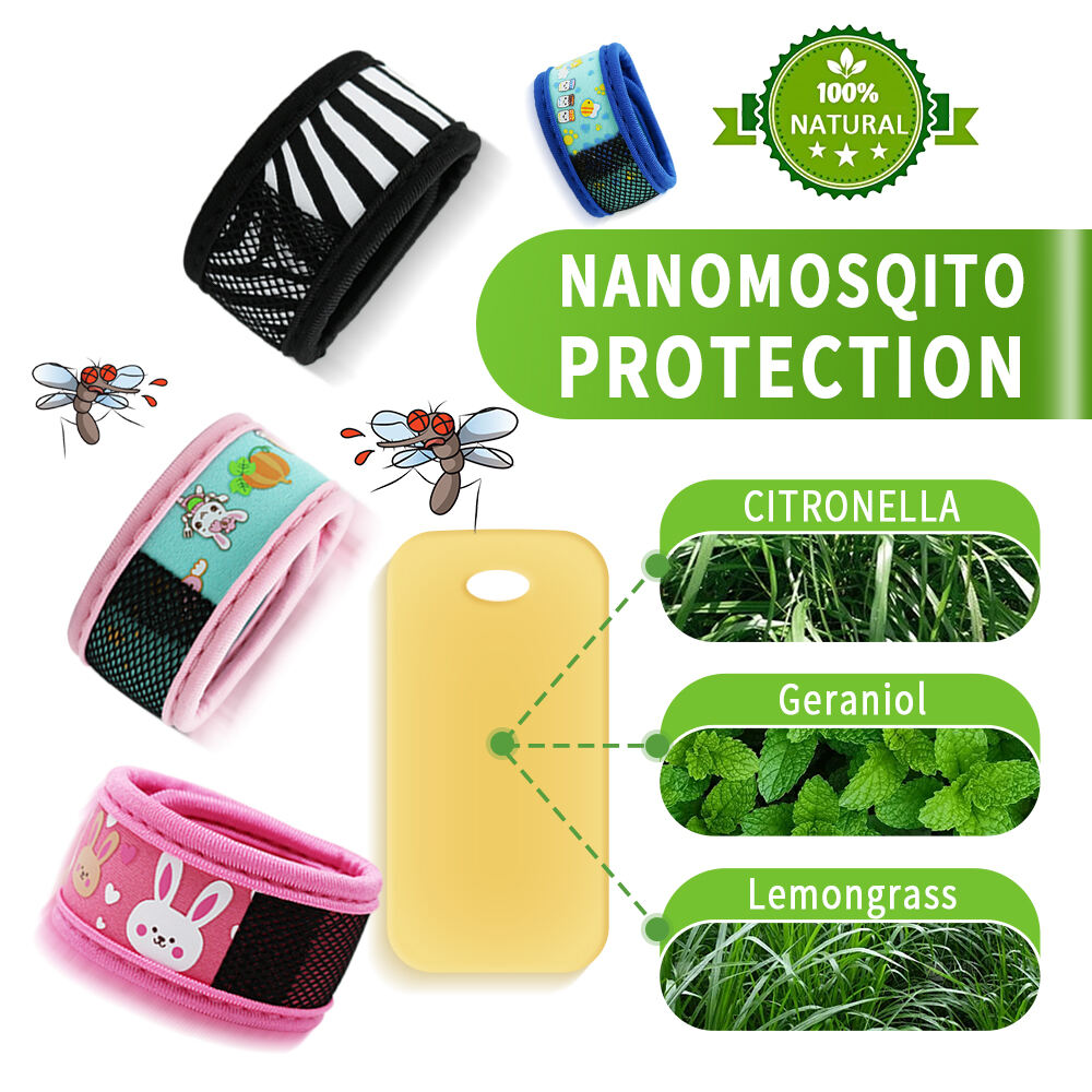 Neopren armband mot mygg och insekter