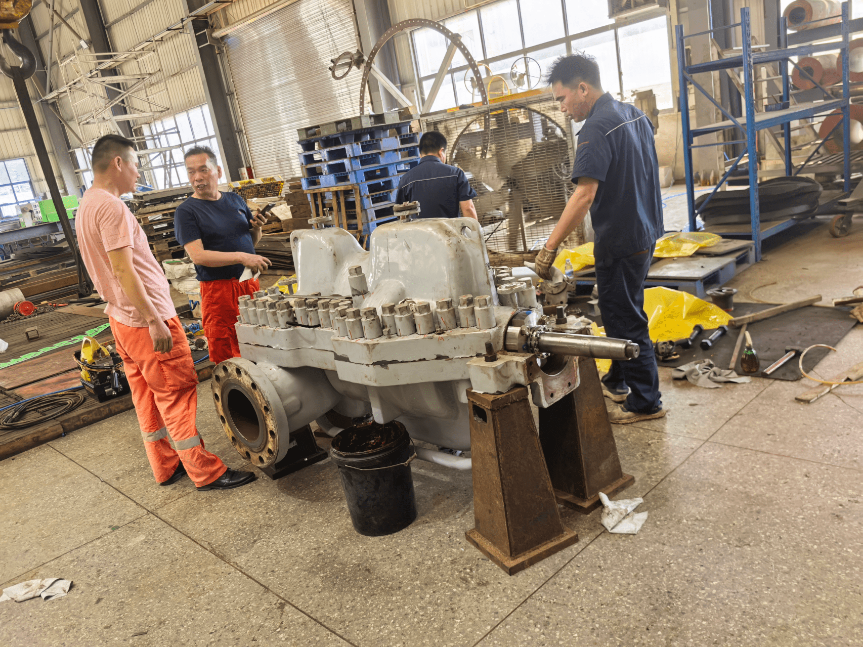 High-Pressure Mechanical Seal in Crude Oil Pump – On-Site Application