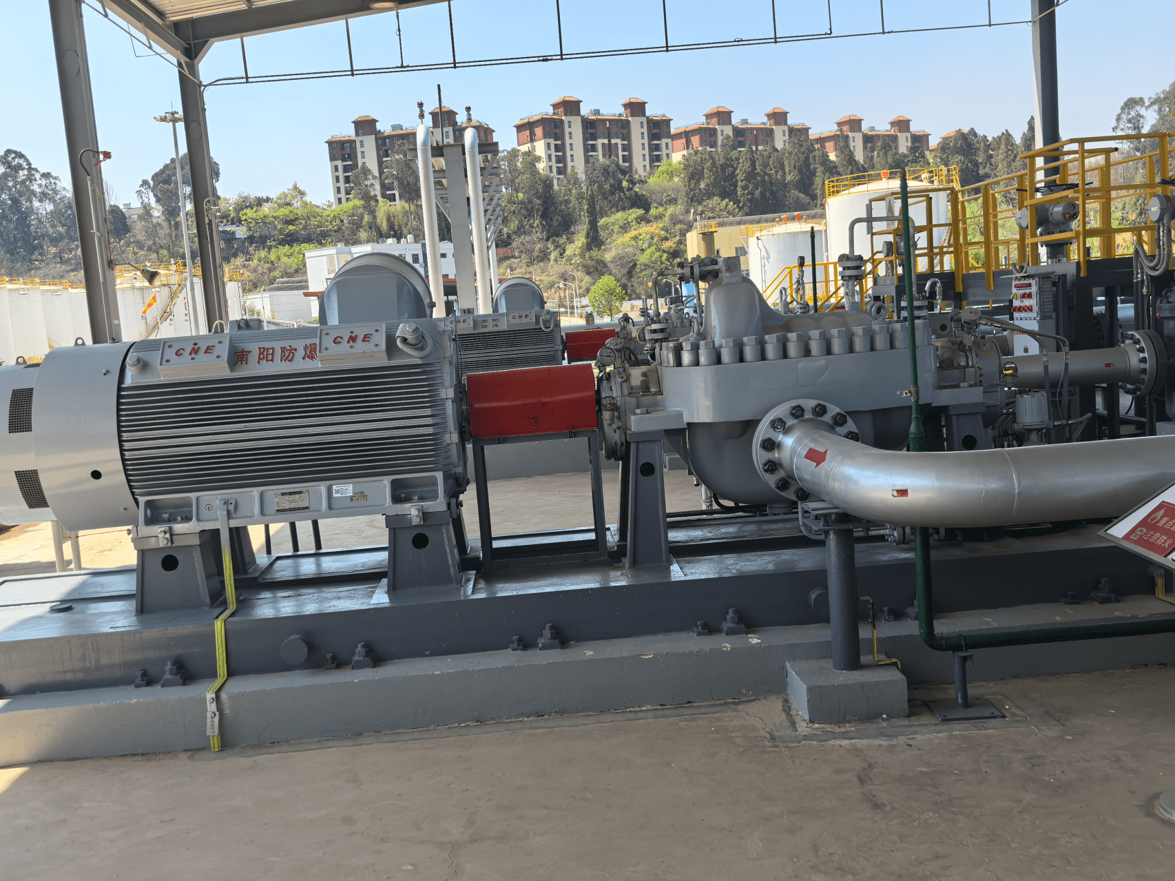High-Pressure Mechanical Seal in Crude Oil Pump – On-Site Application