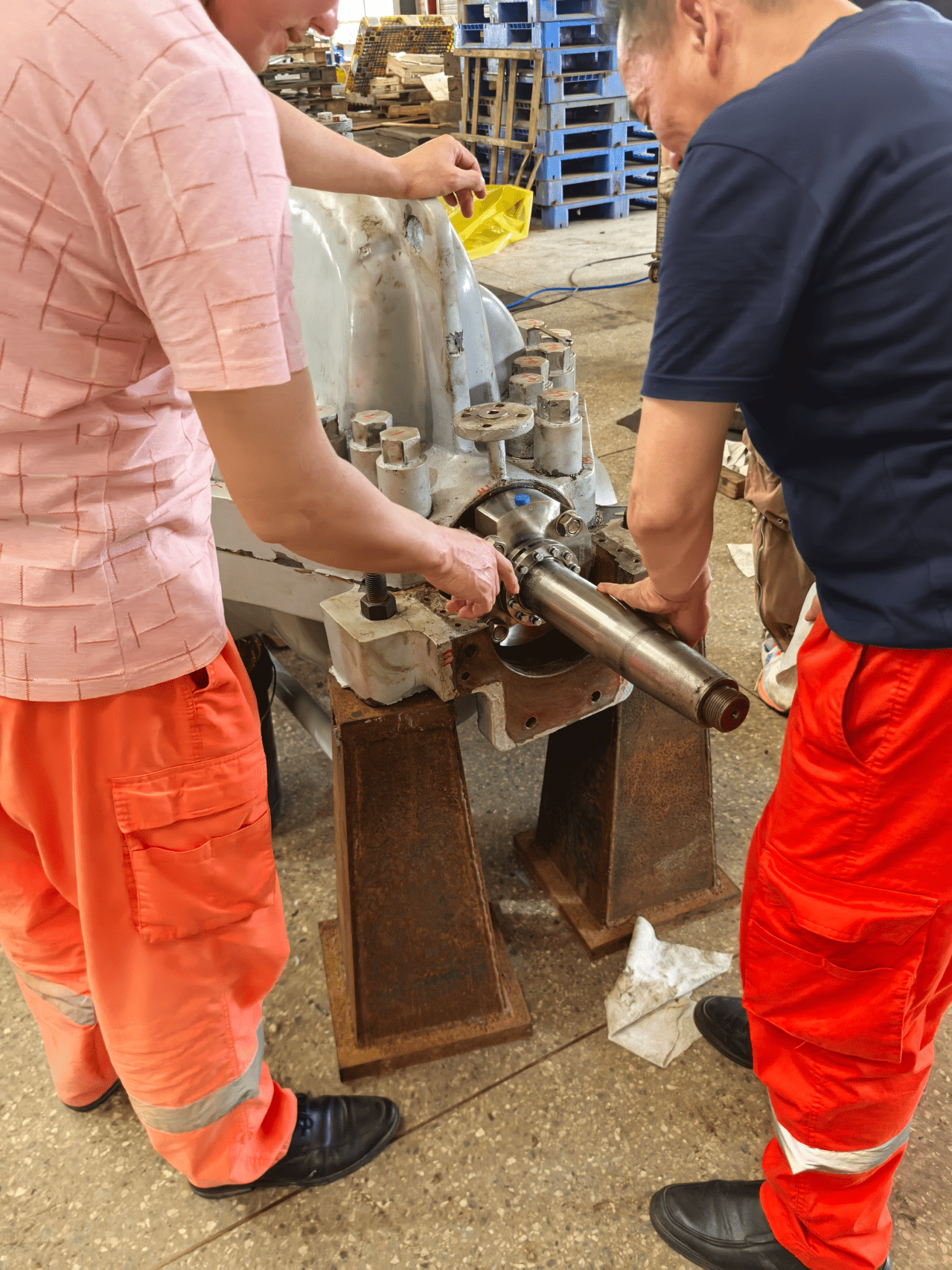 High-Pressure Mechanical Seal in Crude Oil Pump – On-Site Application