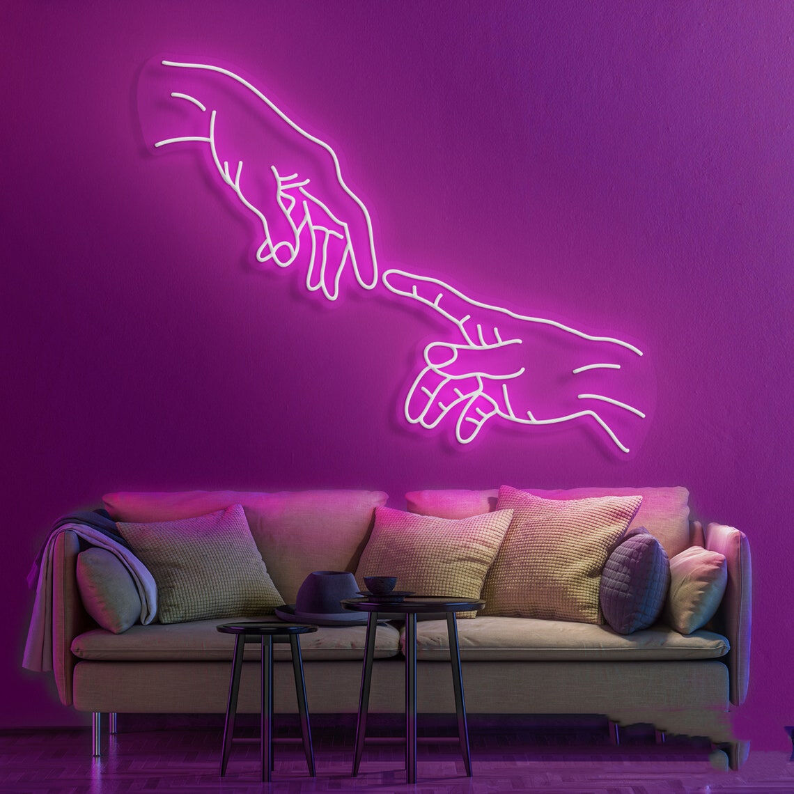 XY-tanda ng custom neon na pisilin lamang