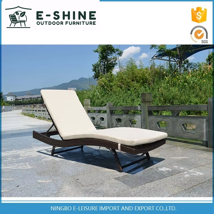 product e shine high quality modern rattan sun lounger hot sale patio pool garden outdoor furniture park school hall workshop-2
