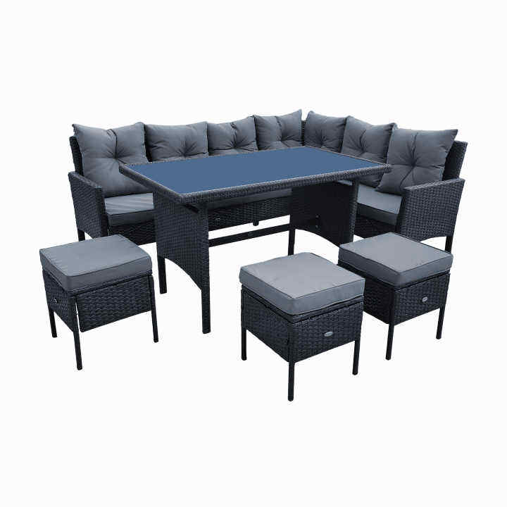 Freiluft-Außenbereich Freizeit-Leben Wohnmobiliar Esszimmer-Tisch-Sets Verlängerbarer Tisch