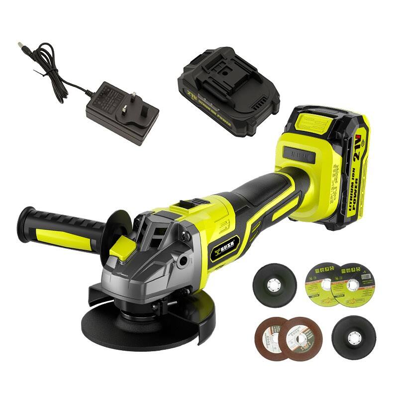 BL-6200 Hot Sales Cordless Angle Grinder Digital Display Speed Control Industrial Grade Polishing Grinder Battery Powered Brushless