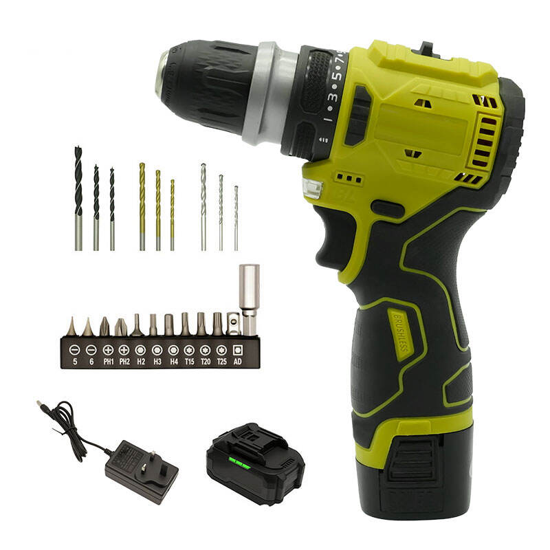 BL-3116 Lightweight Wireless Lithium Mini Drill 16.8V with 4 Accessory Heads Home DIY Drilling & Screwdriving Tool