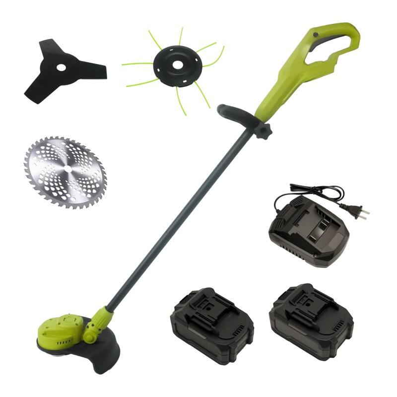 BL-DT9120-1 Portable Cordless Electric String Trimmer Lawn Mower Stainless Steel Blade 2-Stroke DIY Powered Lithium Battery OEM Supported