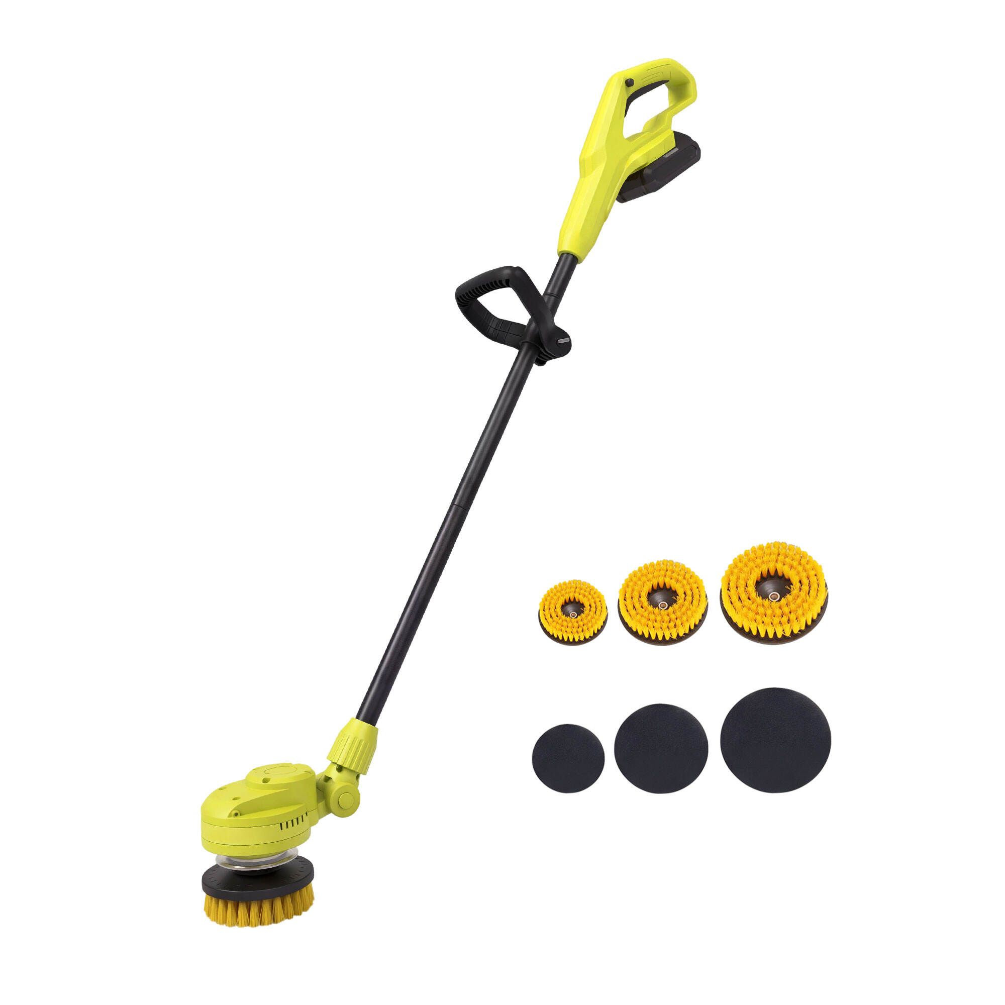 BL-DT9120-4 ອຸປະກອນຂັດເຄື່ອງໝາກທີ່ບໍ່ມີໄລຍະເຊື່ອມຕໍ່ (Cordless) ແບບບໍ່ມີແຜ່ນສະເກີດ (Brushless) ສຳລັບເຄື່ອງຂັດພື້ນ, ແຮງໄຟ 1000W, ຄວາມໄວ 3300RPM, ແທ່ງທີ່ສາມາດພັບໄດ້ ແລະ ມີແຜ່ນຂັດທີ່ເລືອກໄດ້ 6 ຊິ້ນ, ບໍລິການ OEM/ODM ຈາກໂຮງງານ