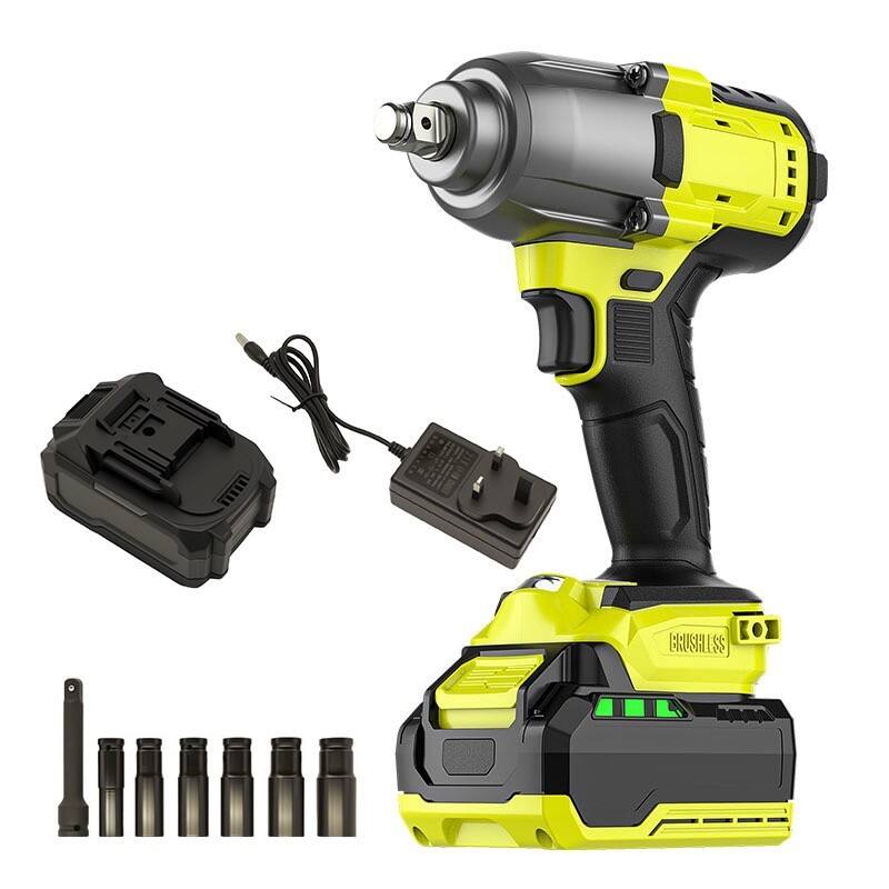 BL-7220 18V-21V High Torque Industrial Grade Cordless Impact Wrench Powerful for Screw Tightening on Construction Sites for DIY