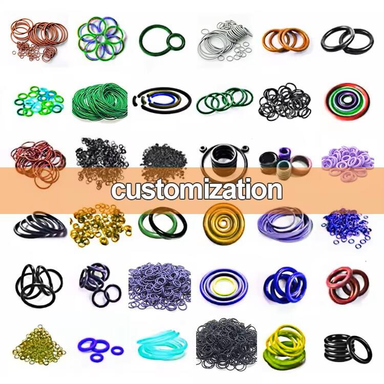 Factory Wholesale Professional Custom High Precision Durable Industrial Use Various Sizes NR NBR EPDM Silicone Rubber O Ring MOQ