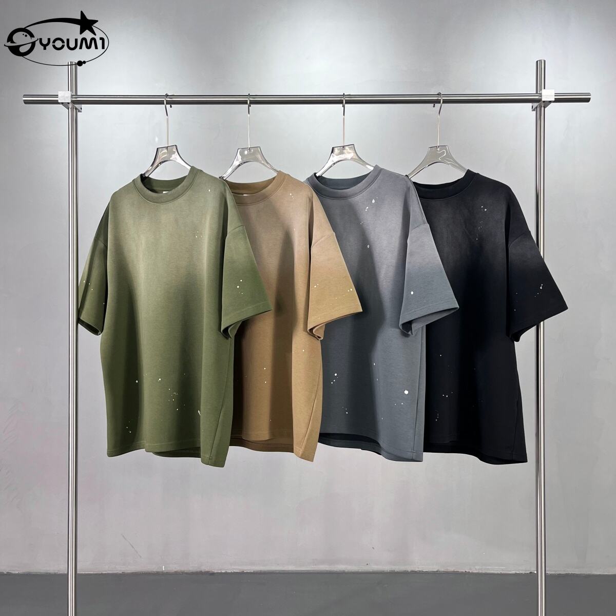 Youmi Vintage Prana, obarvana majica, velikana, Y2K