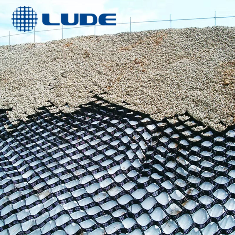product hdpe geocell gravel stabilizer 50mm 200mm manufacturers price for ground grid for farm land walkway driveway road strengthening-9