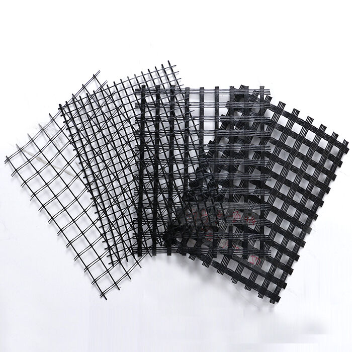 product fiberglass geogrid for driveway  road construction asphalt reinforcement fiber grid paver for gravel retaining wall application-4