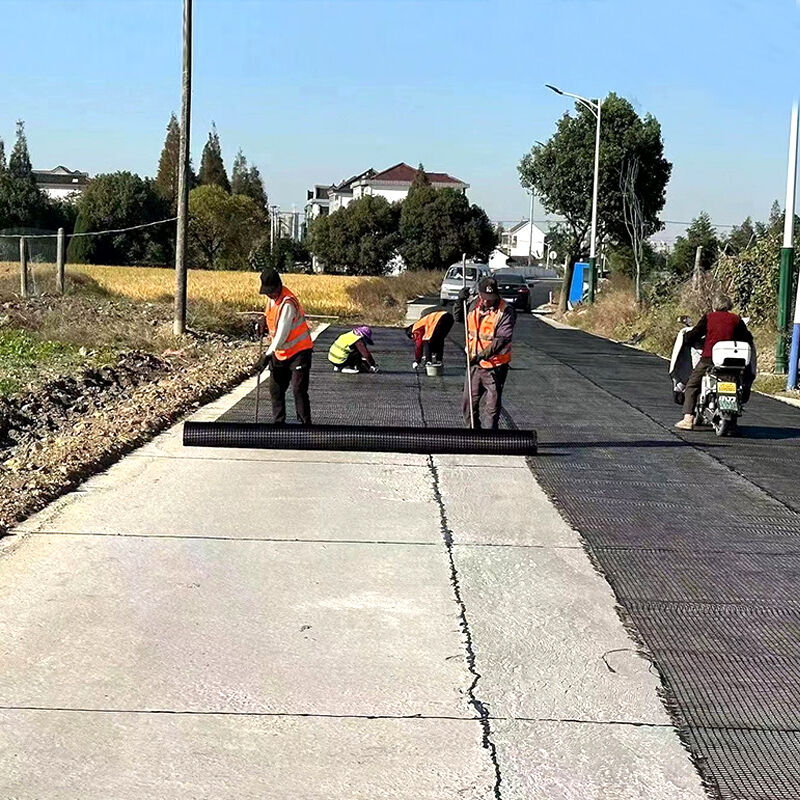 product fiberglass geogrid for driveway  road construction asphalt reinforcement fiber grid paver for gravel retaining wall application-2