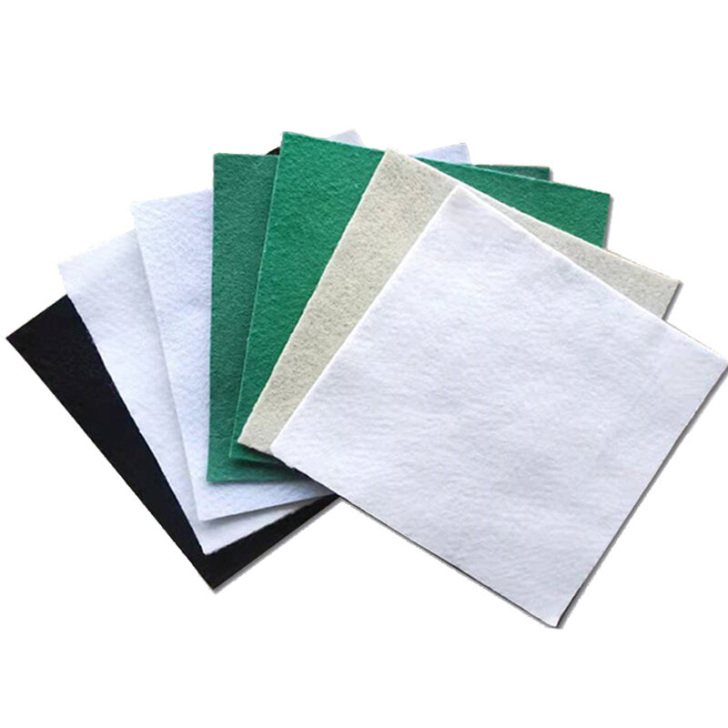 Common uses of geotextile drainage fabric in landscaping and civil engineering