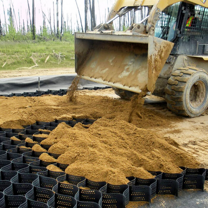 product terram hdpe pp outdoor walkway retaining wall 3d model design steep slope solution smooth welder capabilities geocells product-1