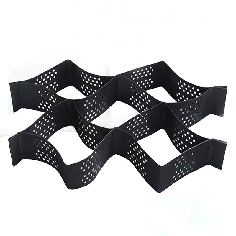 HDPE Geocell Perforated Textured Gravel Grid for Outdoor Indoor Use Retaining Wall Driveway Road Slope Durable 