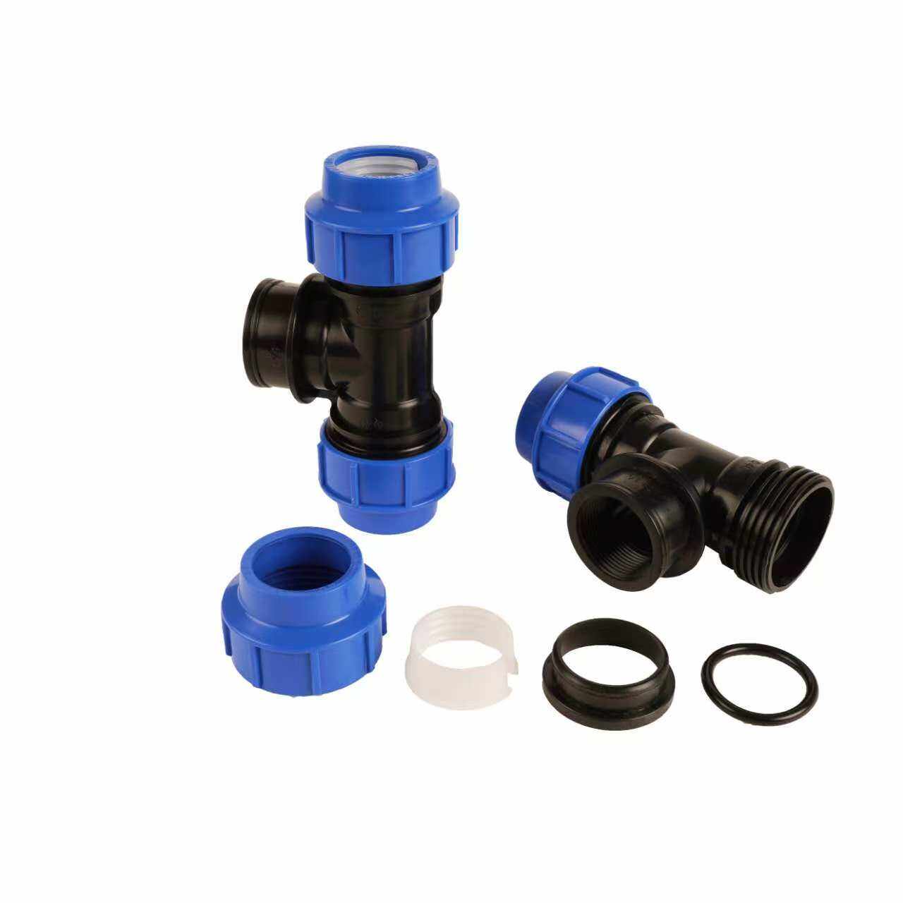PP Compression Fittings Female Tee  HDPE Fittings