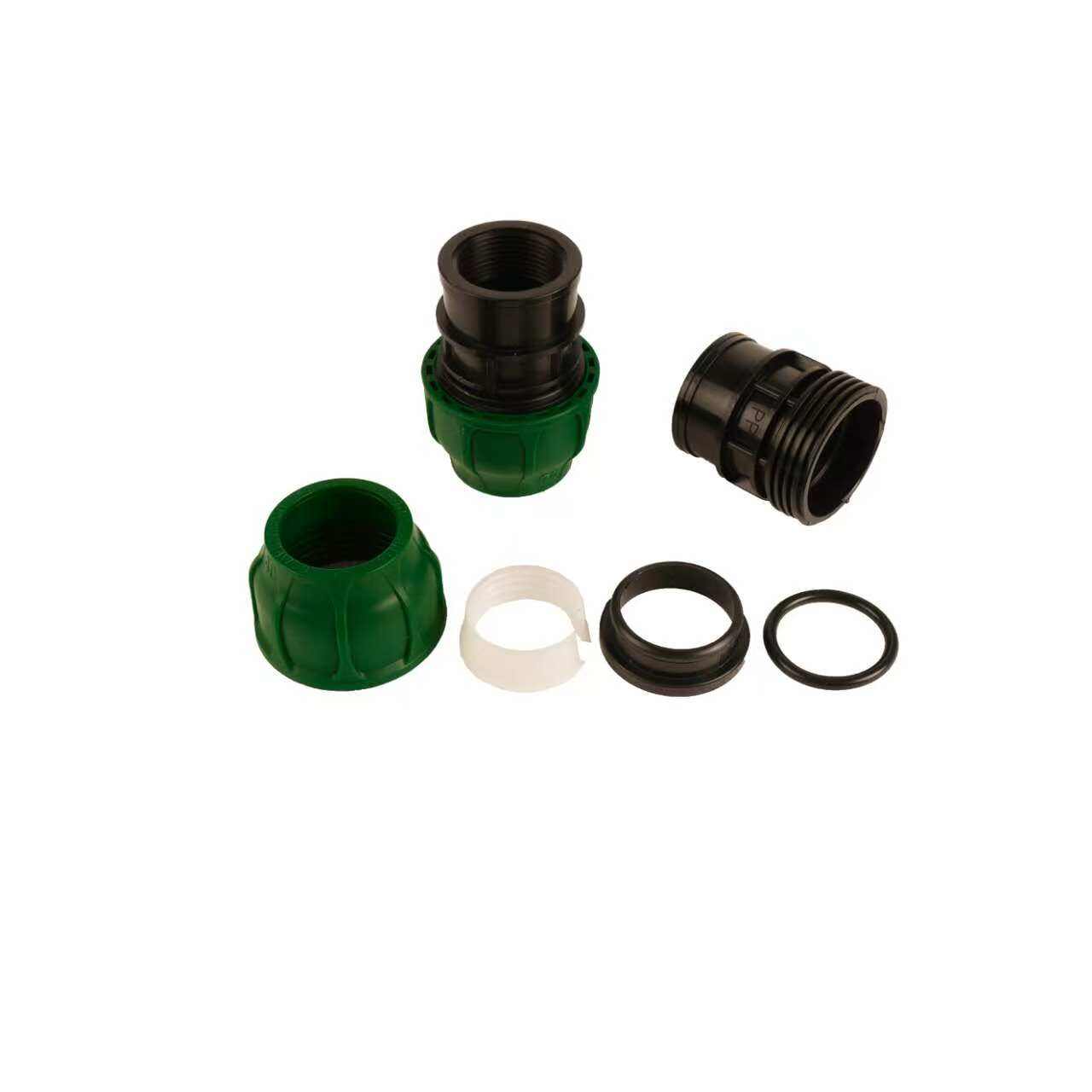 Custom PP Compression Female Adaptor - HDPE Water Pipe Fittings OEM