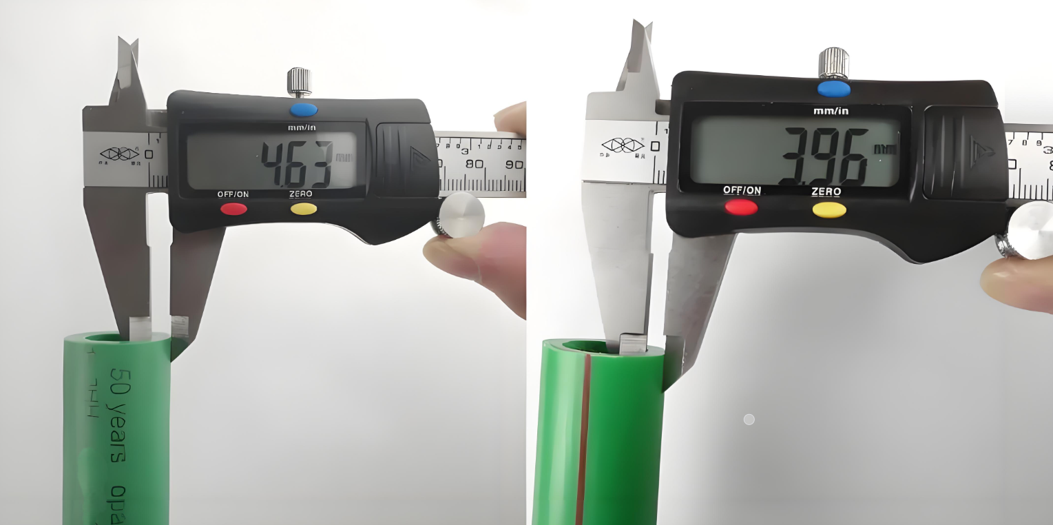 Measure the wall thickness