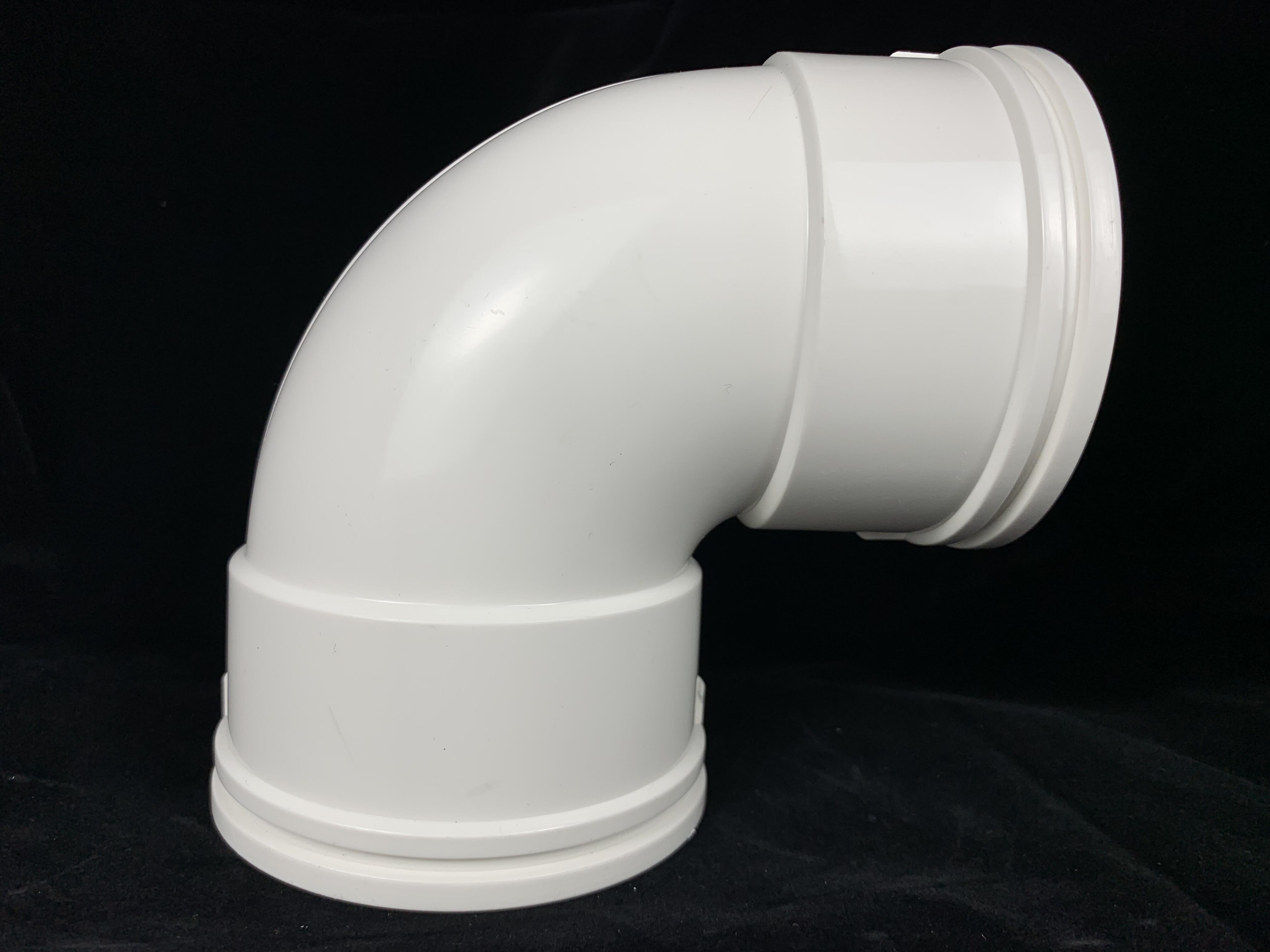 New Factory OEM PVC GB 50-110mm White Drainage Tee UPVC Pipe Fittings 90 degree elbow