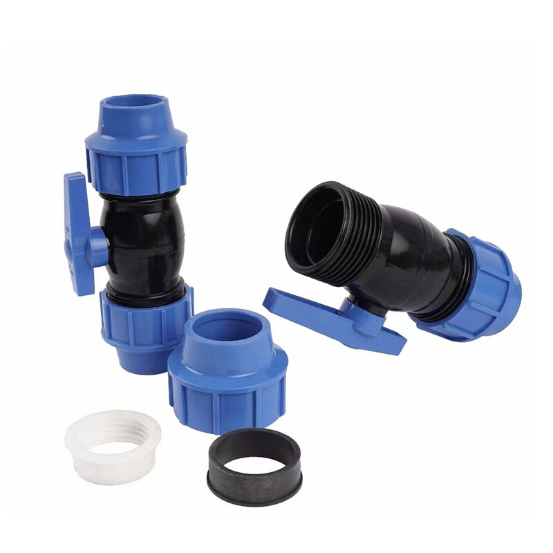 PP Compression Fittings Valve HDPE Fittings