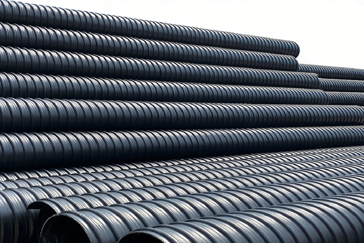 Strength Factory, Multi-Specification & Container Loading Shipment of Steel Belt Reinforced HDPE Corrugated Pipe