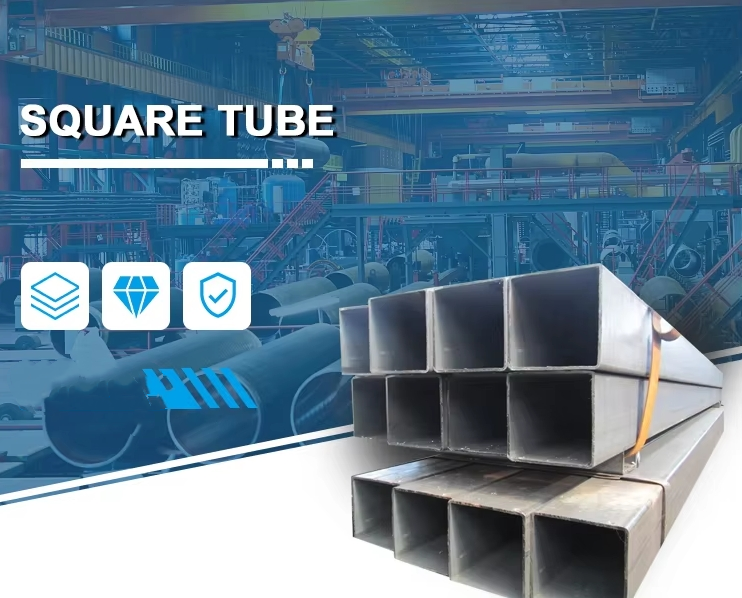 Which fields are square tubes most suitable for in construction projects?