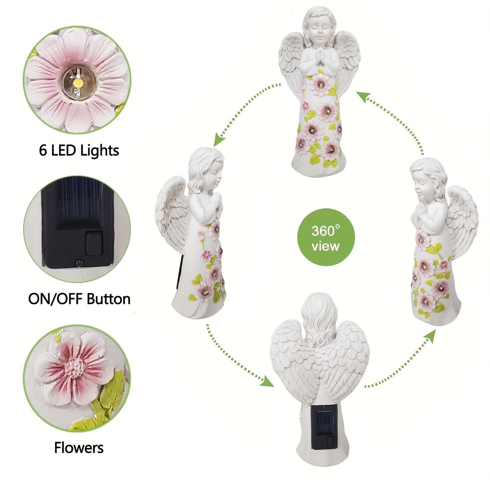  European Style Angel Child Flower Lamp