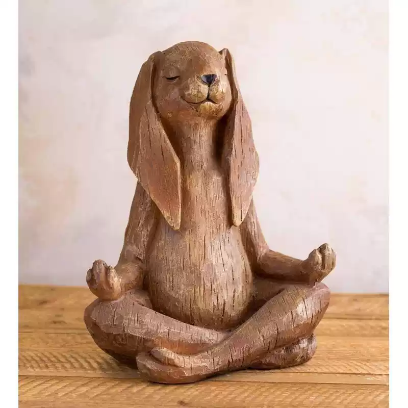 Long-Eared Rabbit Resin Garden Ornament