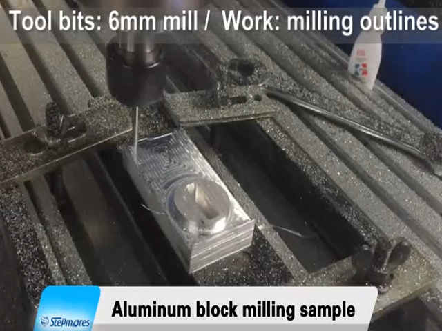 aluminum block milling sample