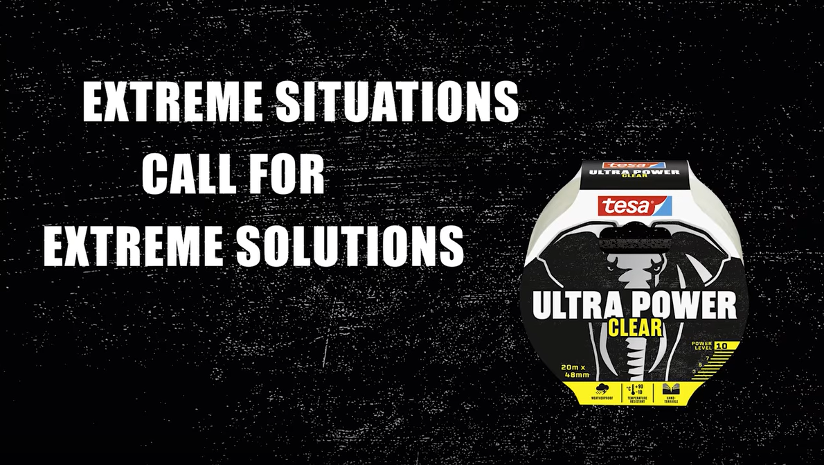 tesa® Ultra Power Extreme Repairing Tape: The Ultimate Outdoor & Indoor Fix-It Solution for All Your Adventures