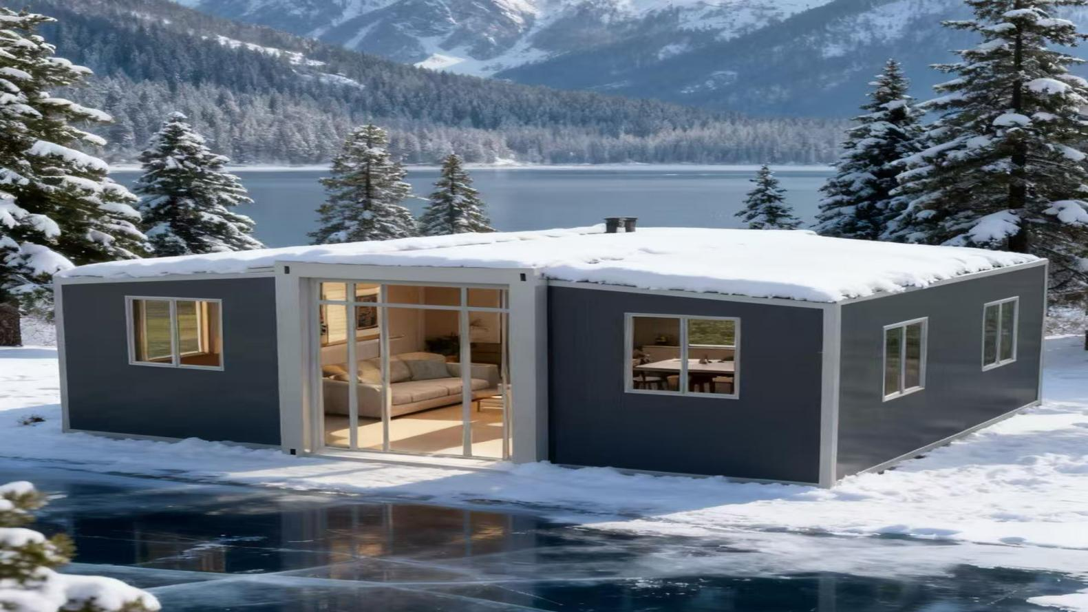 All-terrain dual-wing expansion of the house